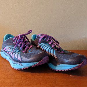 Brooks Caldera Trail Woman's Running Shoes Teal/Purple/Black Size 11